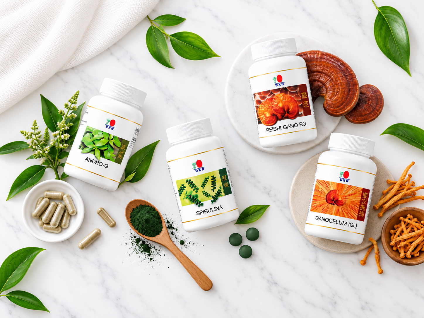 DXN supplement products